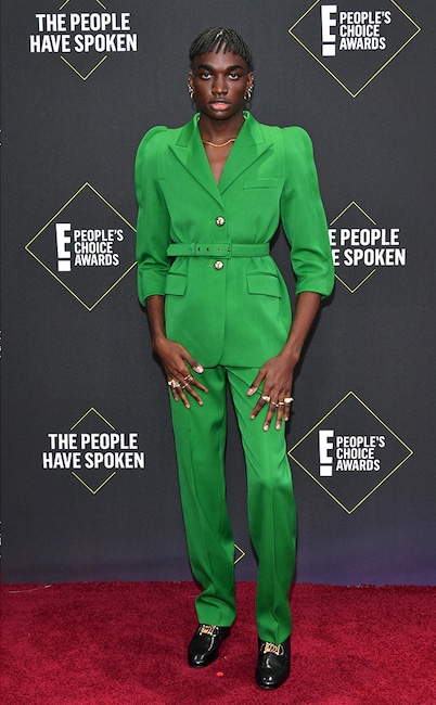 Rickey Thompson, 2019 E! People's Choice Awards, Red Carpet Fashion